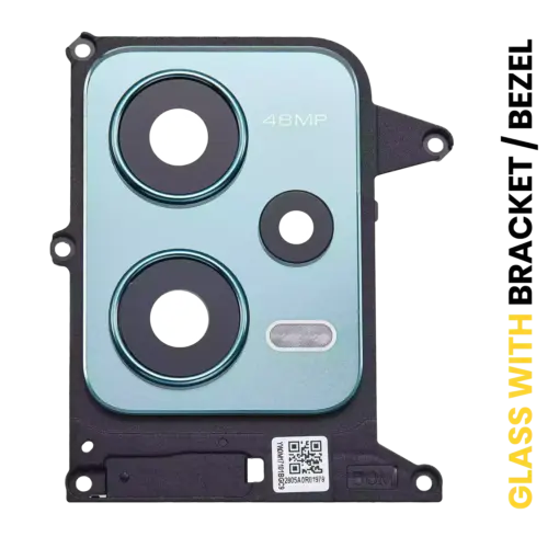 Back Camera Lens With Bracket / Bezel For Xiaomi Redmi Note 12 5G (Frosted Green)