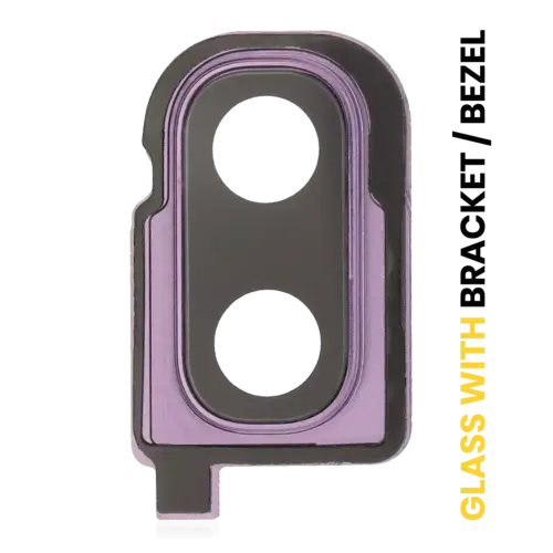 Back Camera Lens With Bracket / Bezel For Samsung Galaxy Z Flip 4G (F700) / Z Flip 5G (F707) (Mirror Purple）