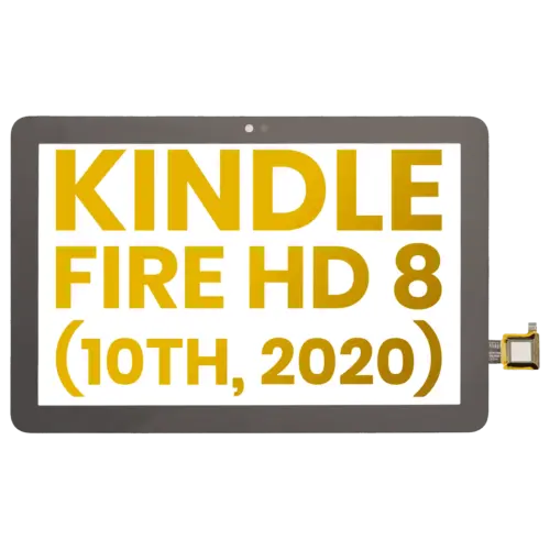 Numériseur pour Amazon Kindle Fire HD 8 (10e génération, 2020) (Noir)