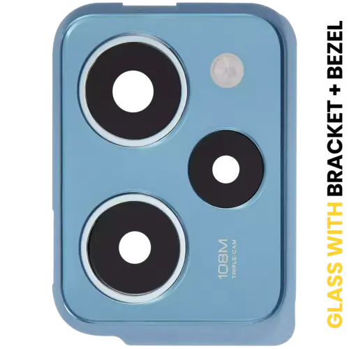 Back Camera Lens With Bracket / Bezel For Xiaomi Redmi Note 12 Pro Speed (Blue) / Poco X5 Pro 5G