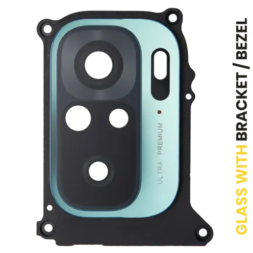 Caméra arrière lentille avec Bracket / cadre pour Xiaomi Redmi Note 10 (Aqua Green) – Image 2