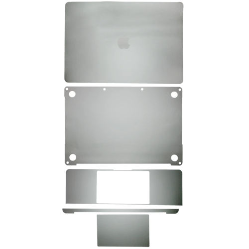 4-in-1 (Top, Bottom, Keyboard, Trackpad) Skin For MacBook Pro 13" A1989 (2018-2019) / A2159 (2019) / A1706 (2016-2017) (Space Gray)