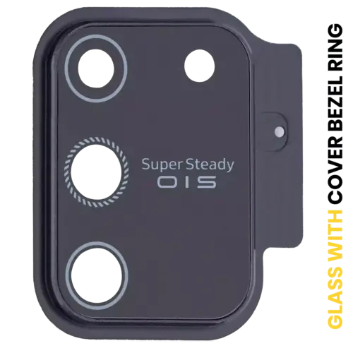 Objectif de caméra arrière avec anneau de protection pour Samsung Galaxy S10 Lite (toutes couleurs) – Image 2