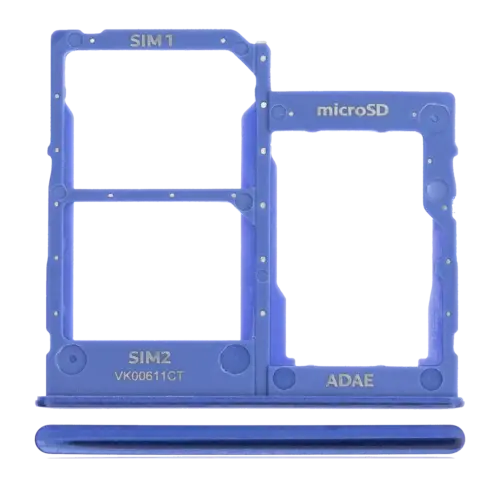 Dual Sim Card Tray For Samsung Galaxy A41 (A415 / 2020) (Prism Crush Blue)