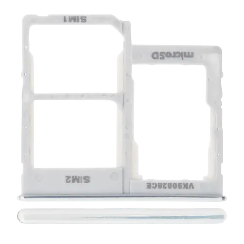 Dual Sim Card Tray For Samsung Galaxy A40 (A405 / 2019) (White)
