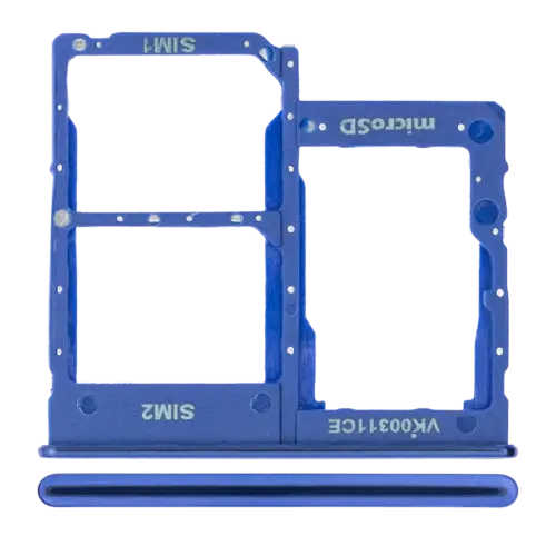 Dual Sim Card Tray For Samsung Galaxy A40 (A405 / 2019) (Blue)