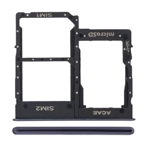 Tiroir double carte SIM pour Samsung Galaxy A31 (A315 / 2020) (Noir Prism Crush) – Image 2
