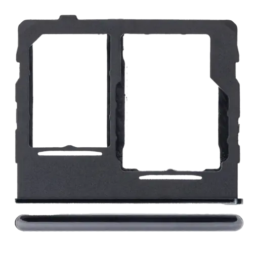 Tiroir double carte SIM pour Samsung Galaxy A32 5G (A326 / 2021) (Noir élégant) – Image 2