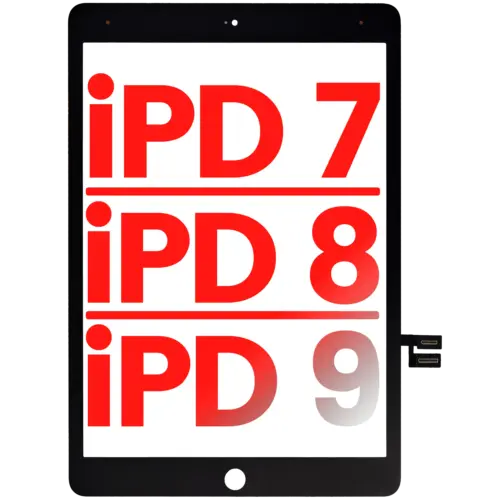 Digitizer For iPad 7 (2019) / iPad 8 (2020) / iPad 9 (2021) (Aftermarket Plus) (Black)