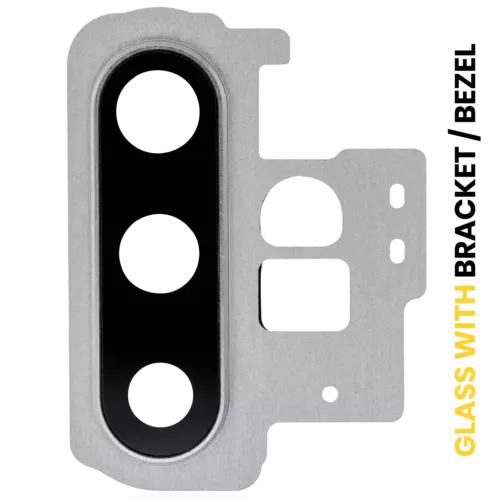 Back Camera Lens With Bracket / Bezel For Samsung Galaxy Note 10 Plus / 5G (Aura Glow / Silver)