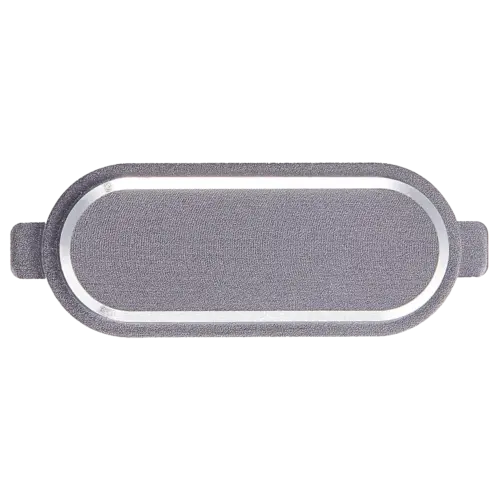Home Button For Samsung Galaxy J3 Emerge (J327 / 2017) / J7 Perx (J727 / 2017) (Silver / Gray)