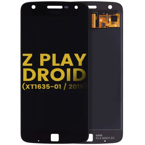 OLED Assembly Without Frame For Motorola Moto Z Play Droid (XT1635 / 2016) (Refurbished) (Black)