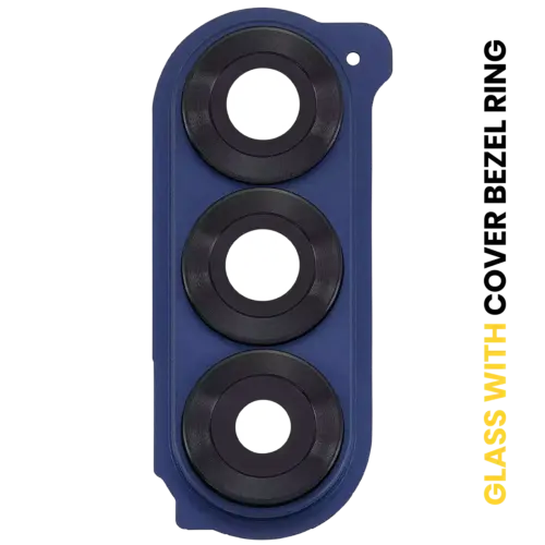 Back Camera Lens With Cover Bezel Ring For Samsung Galaxy Z Fold 6 5G (Premium) (Navy)