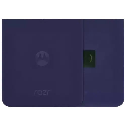 Back Cover Glass For Motorola Razr Plus / Razr 50 Ultra (XT2451 / 2024) / Razr Plus 2025 (XT2557 / 2025) (Genuine OEM) (Midnight Blue)