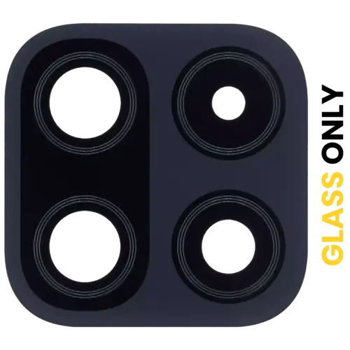 Back Camera Lens (Glass Only) With Adhesive For Samsung Galaxy F42 5G (E426 / 2021) (Matte Black)