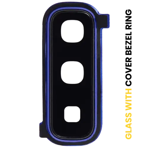Back Camera Lens With Cover Bezel Ring For Samsung Galaxy Fold 4G (F900) / Fold 5G (F907) (Astro Blue)