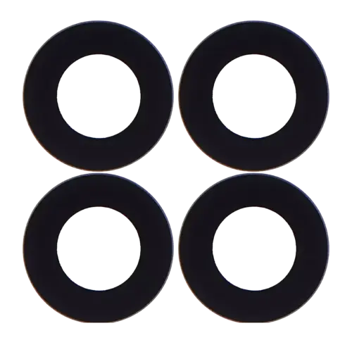 Back Camera Lens (Glass Only) With Adhesive For Motorola One 5G (XT2075-1 / 2020) (4 Piece Set) (10 Pack)