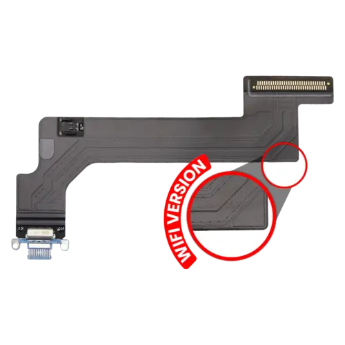 Charging Port Flex Cable For iPad 10 (2022) (WiFi Only) (Premium) (Blue)