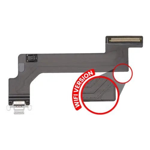 Nappe de connecteur de charge pour iPad 10 (2022) (WiFi Only) (premium) (argent) – Image 2