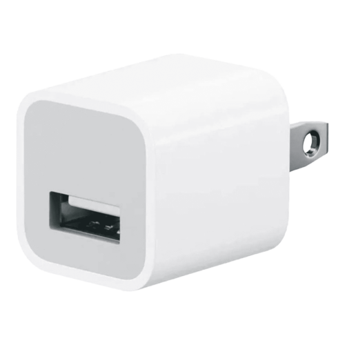 Apple 5W USB-A Wall Adapter For iPhone / iPad / Watch / iPod (OEM Brand New, Bulk Packaging) (10 PACK)