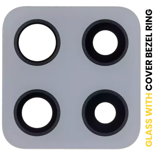 Back Camera Lens With Cover Bezel Ring For Samsung Galaxy A42 5G (A426 / 2020) (Prism Dot Gray)