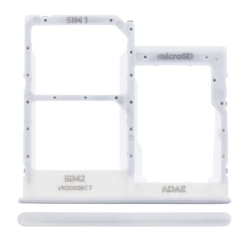 Dual Sim Card Tray For Samsung Galaxy A41 (A415 / 2020) (Prism Crush Silver)