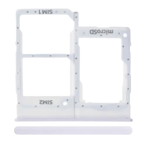 Dual Sim Card Tray For Samsung Galaxy A20E (A202 / 2019) (White)