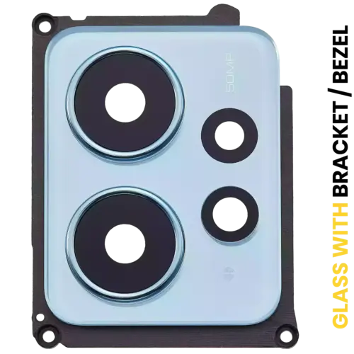 Back Camera Lens With Bracket / Bezel For Xiaomi Redmi Note 12 4G (Ice Blue)