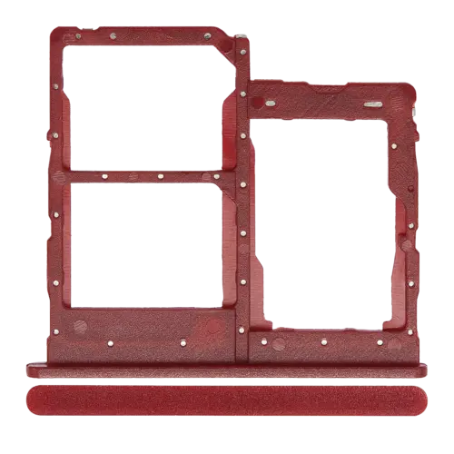 Dual Sim Card Tray For Samsung Galaxy A01 Core (A013 / 2020) (Red)
