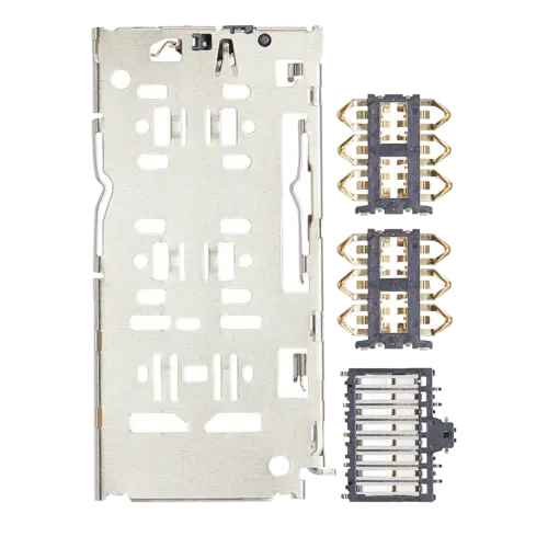 Lecteur SIM pour Huawei Y5 / Y6 / Y7 / Y8 / Y9 (2019) (4 Piece Set) – Image 2