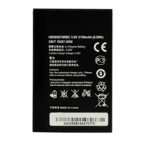 Replacement Battery For Huawei Ascend (G700 / G710 / G716 / G606 / G610 / C8815 / A199) (HB505076RBC)