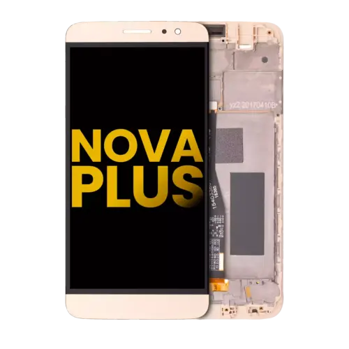 LCD Assembly With Frame For Huawei Nova Plus (Refurbished) (Gold)