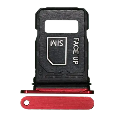 Single Sim Card Tray For Motorola Razr Plus / Razr 60 Ultra (XT2551 / 2025) (Genuine OEM) (Rio Red)