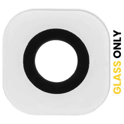 Back Camera Lens (Glass Only) With Adhesive For Samsung Galaxy S6 / S6 Edge (White) (10 Pack)