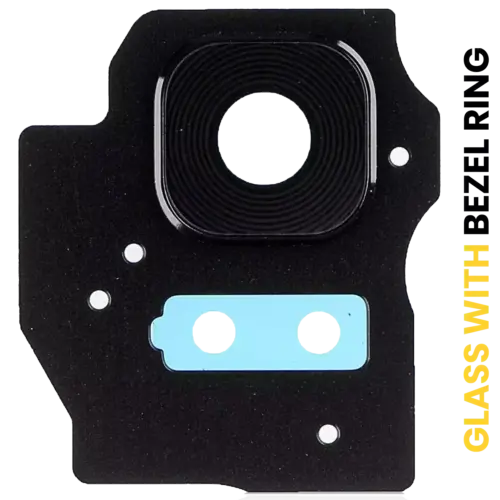 Back Camera Lens With Bezel Ring For Samsung Galaxy S8 Plus (Midnight Black)