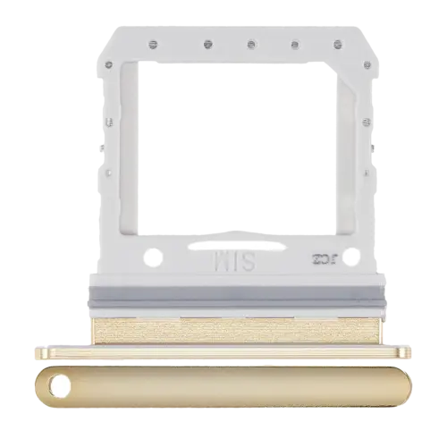 Single Sim Card Tray For Samsung Galaxy Z Flip 4G (F700) / Z Flip 5G (F707) (Mirror Gold)