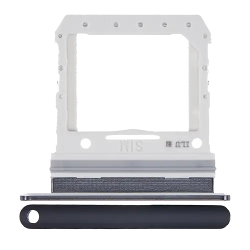 Single Sim Card Tray For Samsung Galaxy Z Flip 4G (F700) / Z Flip 5G (F707) (Mirror Black)