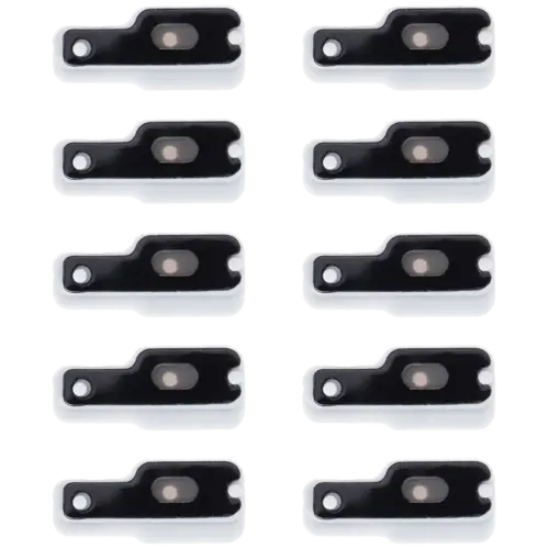 Lampe torche / Support de câble d'alimentation avec grille de microphone pour iPhone 12 Pro Max (lot de 10)