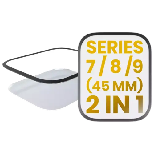 2 in 1 Front Cover Glass With OCA For Watch Series 7 / 8 / 9 (45MM)