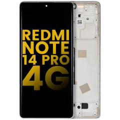 OLED Assembly With Frame For Xiaomi Redmi Note 14 Pro 4G (Refurbished) (Ocean Blue)