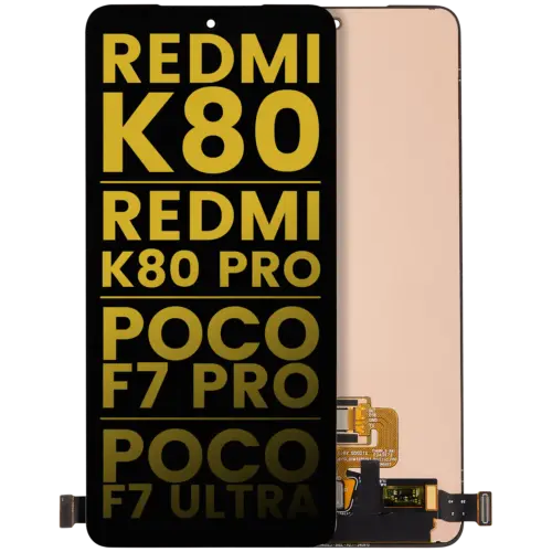 OLED Assembly Without Frame For Xiaomi Redmi K80 / K80 Pro / Poco F7 Pro / Poco F7 UItra (Refurbished) (All Colors)