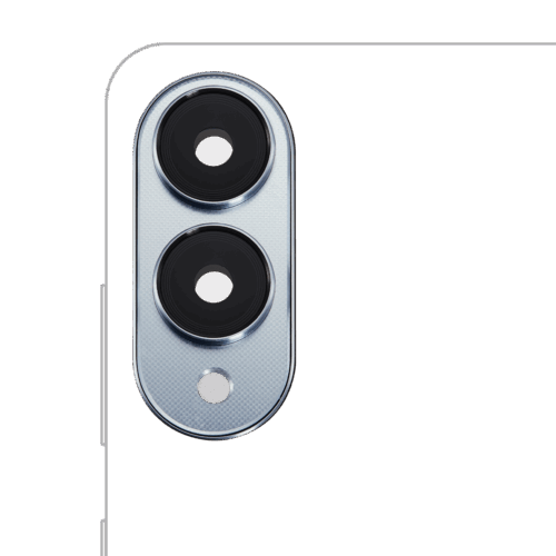 Back Camera Lens With Cover Bezel Ring For Samsung Galaxy S25 Edge (S937) (Titanium Icyblue)