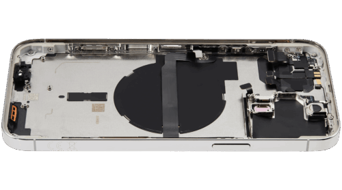 Back châssis W/ Small Parts pour iPhone 13 Pro Max (EU / Global Version) (Used OEM Pull: Grade C) (argent) – Image 10