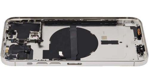 Back châssis W/ Small Parts pour iPhone 13 Pro Max (EU / Global Version) (Used OEM Pull: Grade C) (argent) – Image 11