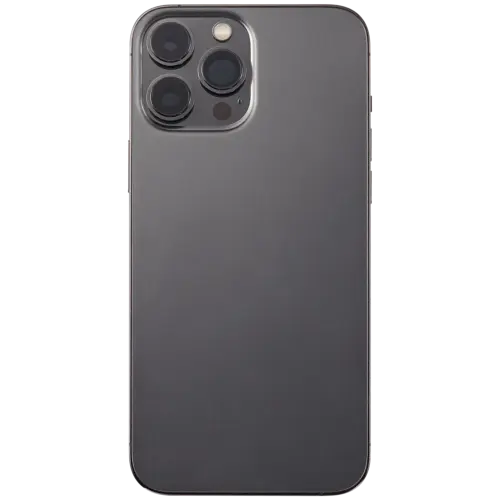 Back châssis W/ Small Parts pour iPhone 13 Pro Max (EU / Global Version) (Used OEM Pull: Grade B) (graphite) – Image 4