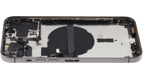 Back châssis W/ Small Parts pour iPhone 13 Pro Max (EU / Global Version) (Used OEM Pull: Grade B) (graphite) – Image 11