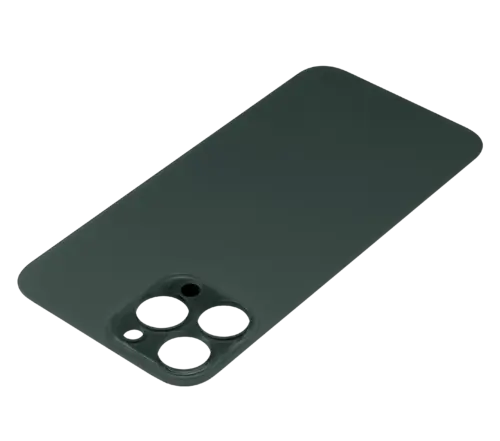 Back Glass With 3M Adhesive For iPhone 13 Pro Max (No Logo / Large Camera Hole) (Alpine Green) – Image 5