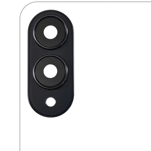Back Camera Lens With Cover Bezel Ring For Samsung Galaxy S25 Edge (S937) (Titanium Jetblack)