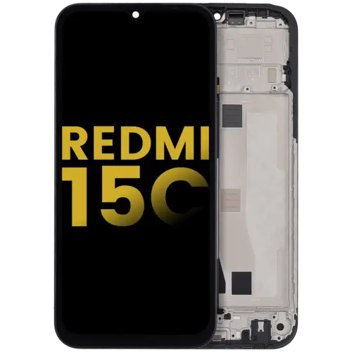 Écran LCD avec cadre pour Xiaomi Redmi 15C 4G (version UE) (reconditionné) (toutes couleurs)