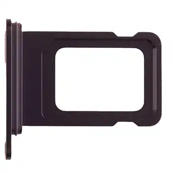 Single SIM Card Tray For iPhone 16e (Genuine OEM) (Black)